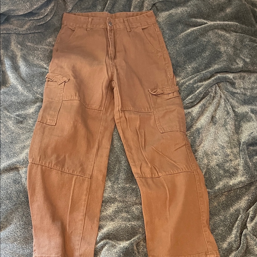 Men's Brown Cargo Pants